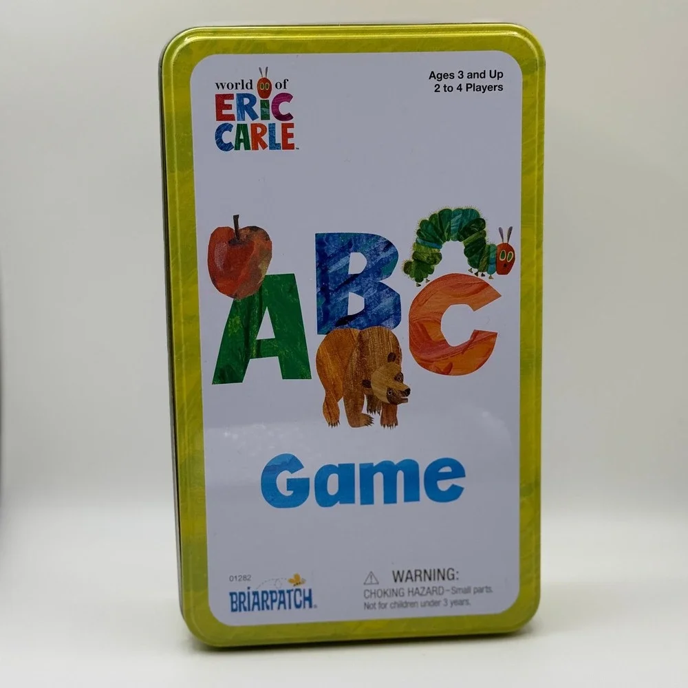 The World of Eric Carle ABC Game Tin Briarpatch Educational Learning for Kids 3+